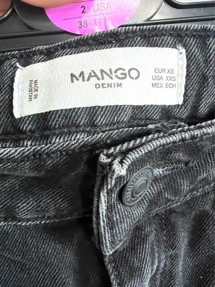 Jupe en jean noir Mango - photo numéro 3