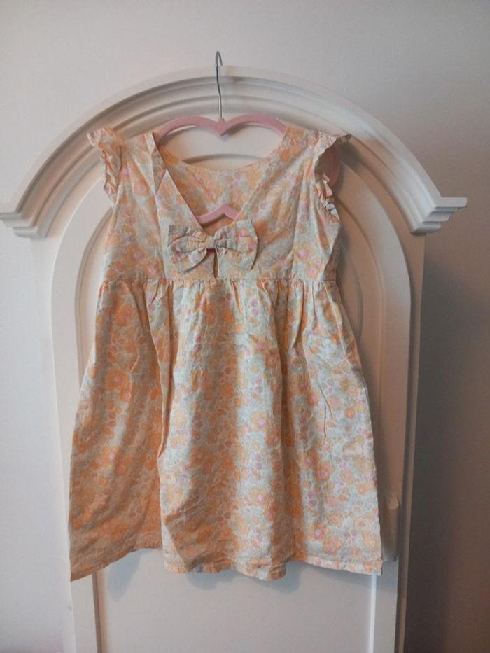 Robe liberty betsy lemon curd créatrice Rose Charlotte & Cie 5 ans - photo numéro 5