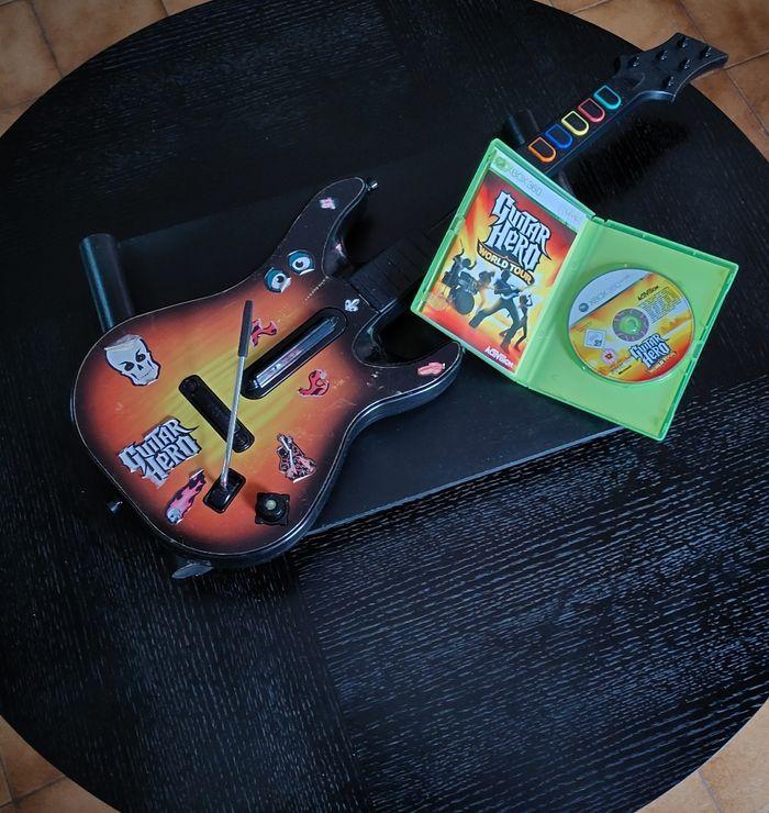 🎮 Guitare Guitar Hero World Tour sans fil Bluetooth Xbox 360 - photo numéro 1