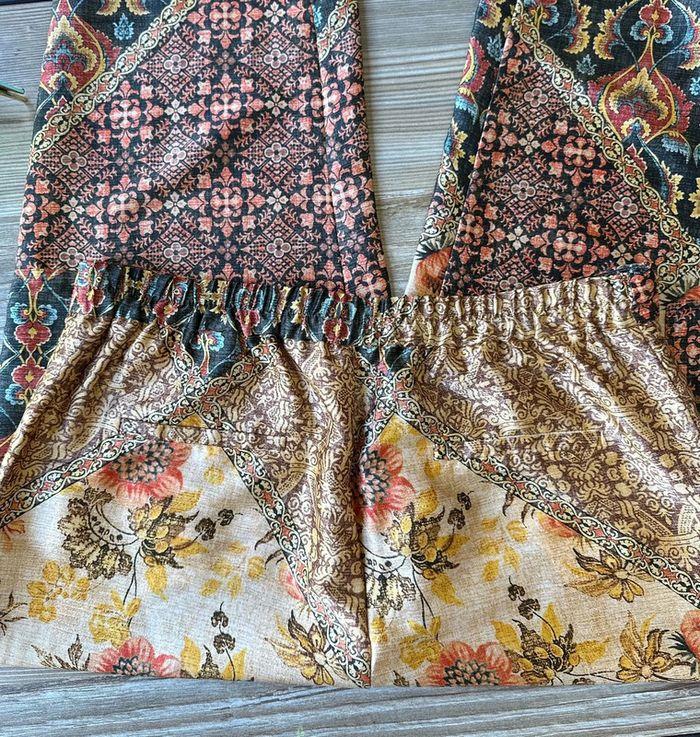 Pantalon Zara léger à motifs fleuris - Taille 40 - photo numéro 7