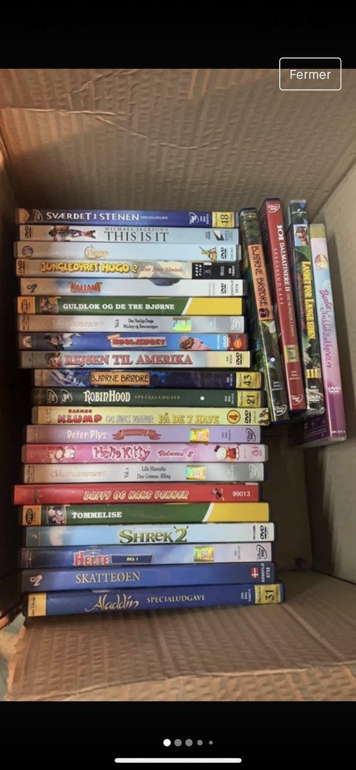 Gros lot de DVD enfants en Danois/Finnois - photo numéro 1