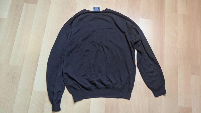 Pull noir col V homme taille XL - photo numéro 3