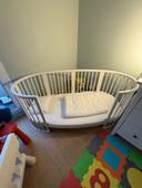 Lit sleepi stokke + extension junior + matelas junior