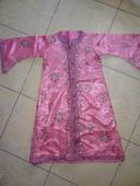 Robe caftan rose T 8ans