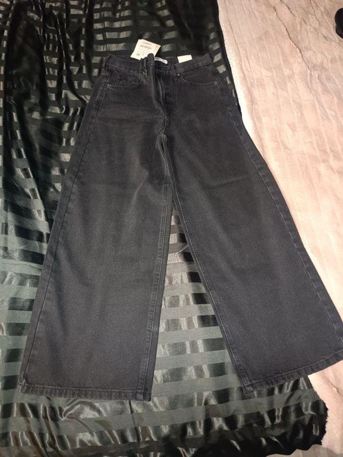 Vente jean noir large en bas- taille 34-neuf - photo numéro 6