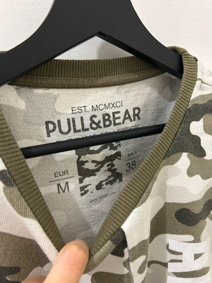 T-shirt militaire oversize pull and bear - photo numéro 2