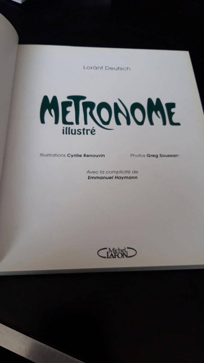 Metronome  Illustré  Lorant Deutsch - photo numéro 4