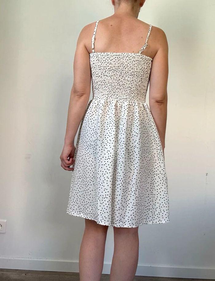 Robe été blanche à pois taille 36 💖 - photo numéro 3