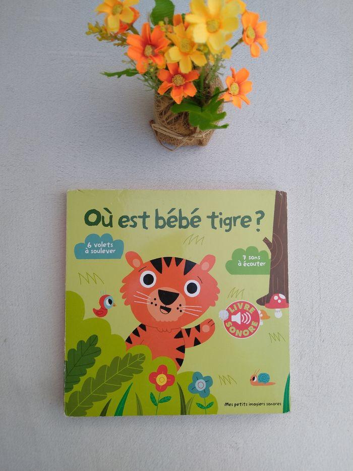 Livre sonore Où est bébé tigre ? Gallimard - photo numéro 1