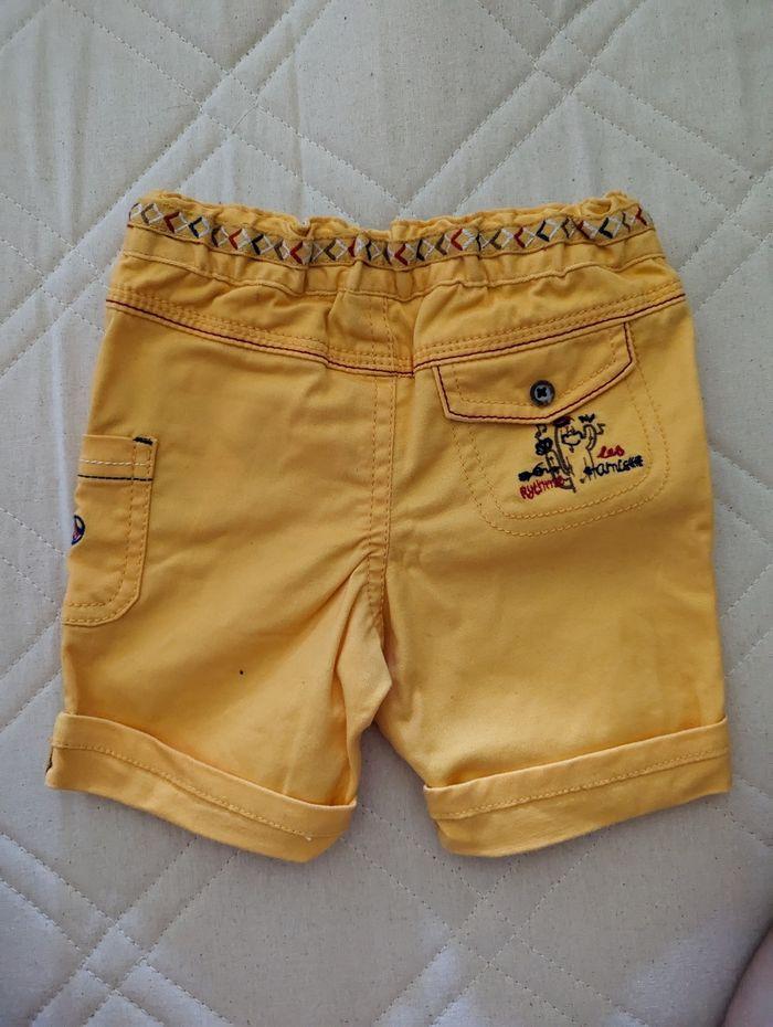 Short jaune sergent major 9 mois - photo numéro 2