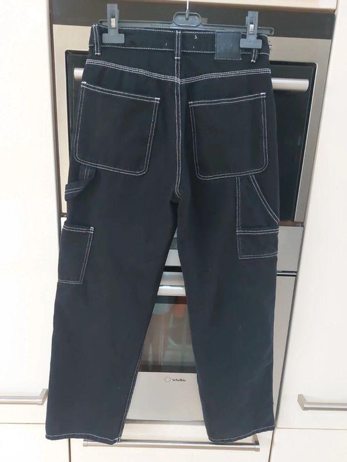 Pantalon cargo noir - photo numéro 1