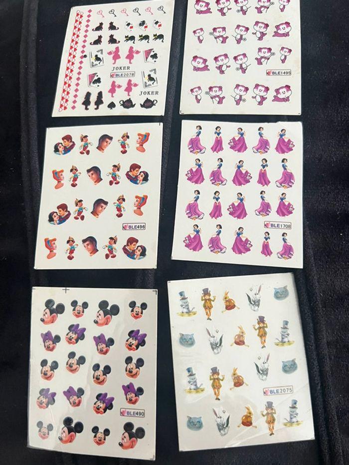 Lot Stickers ongles Disney - photo numéro 3