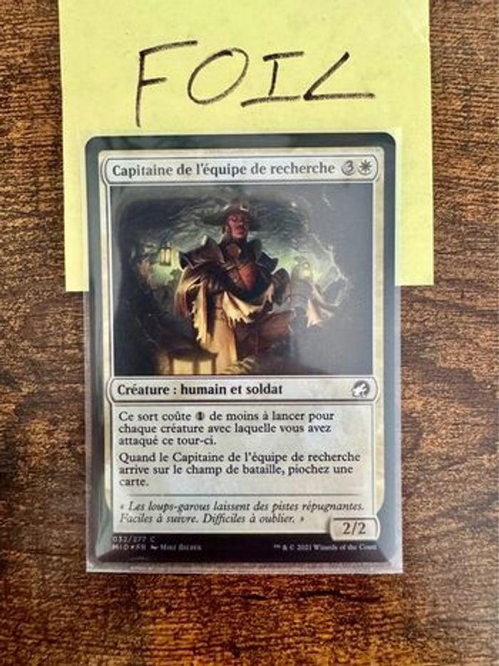 MTG - Capitaine de l'équipe de recherche FOIL / Innistrad Chasse de minuit VF