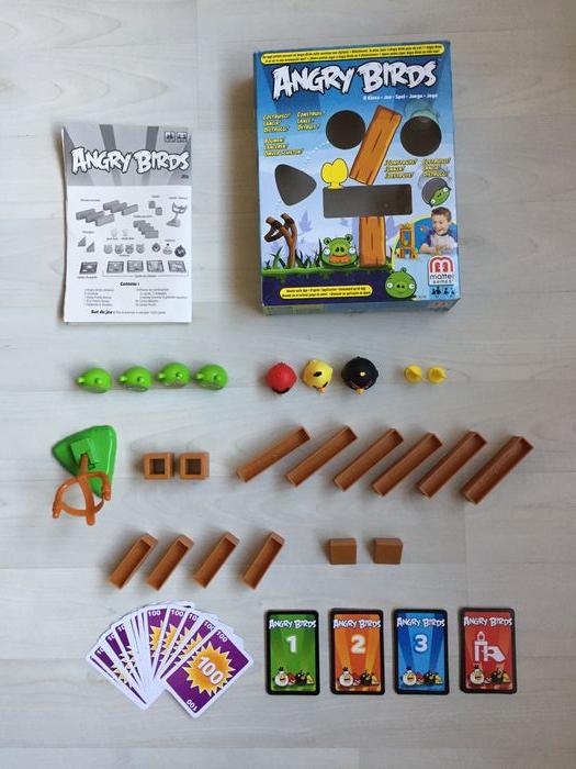 Jeu Angry birds + 2 jouets catapultes - photo numéro 4