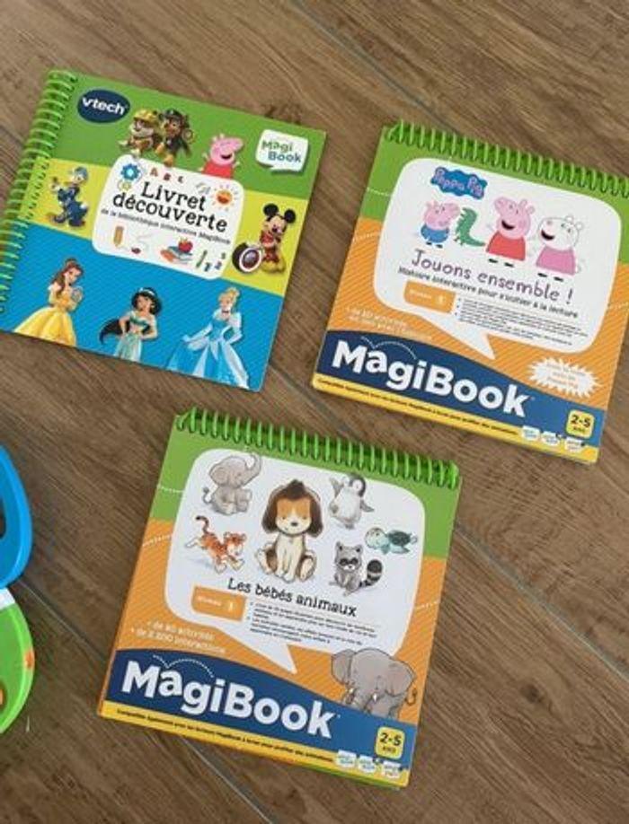 Magibook et 3 livrets Vtech - photo numéro 2