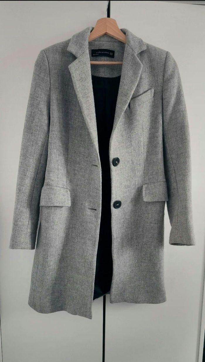 Manteau Zara Gris taille 34 - photo numéro 1