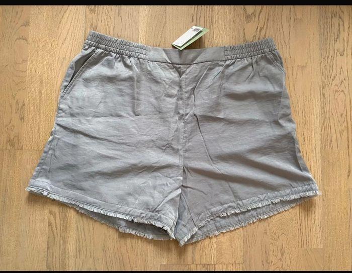 Short neuf en lyocell gris H&M - taille XL - XXL - photo numéro 2