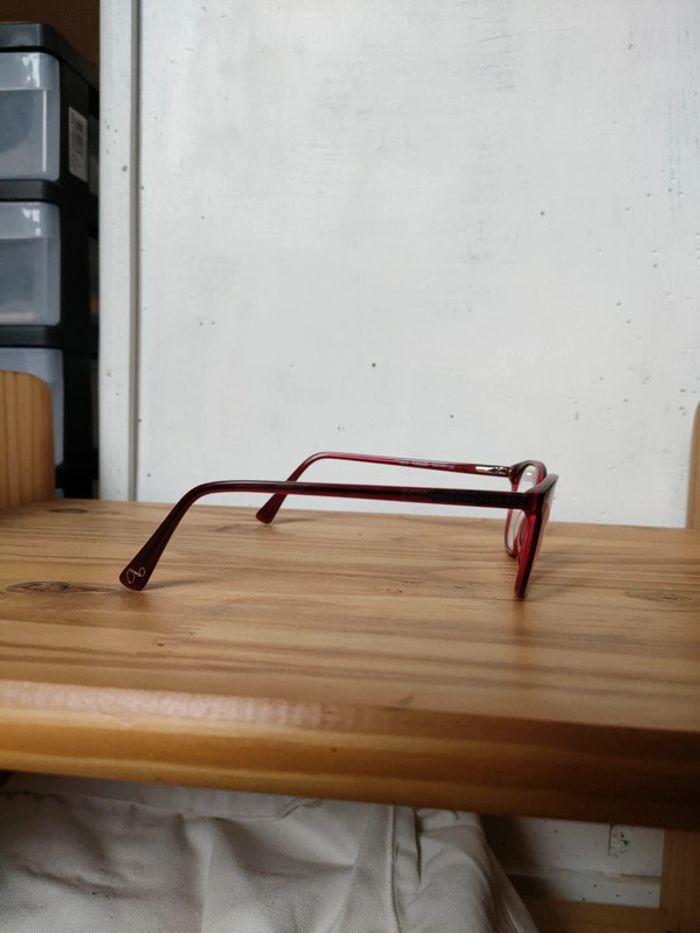 Lunettes rouge monture plastique - photo numéro 6