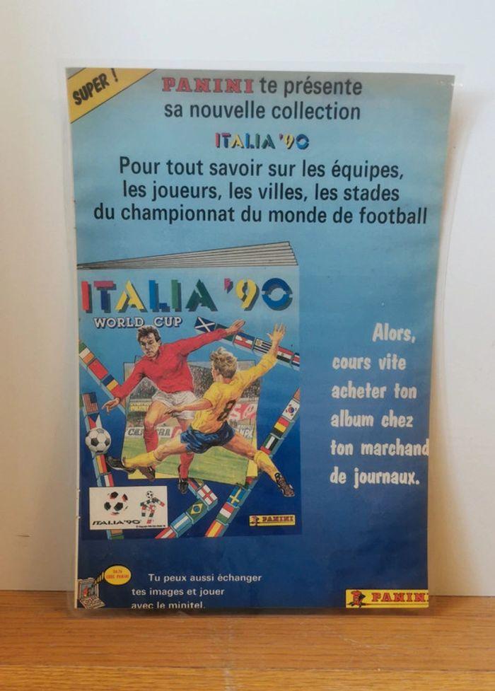 Ancienne publicité album panini football coupe du monde - photo numéro 1