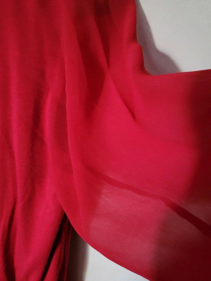 Robe rouge cache coeur - photo numéro 5