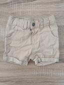 Short beige 3 mois