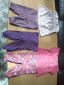 Lot de 3 leggings cocoon 1 tunique et t-shirt mc 1 mois