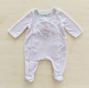 Pyjama rose fille sucre d’orge 3 mois 62 cm