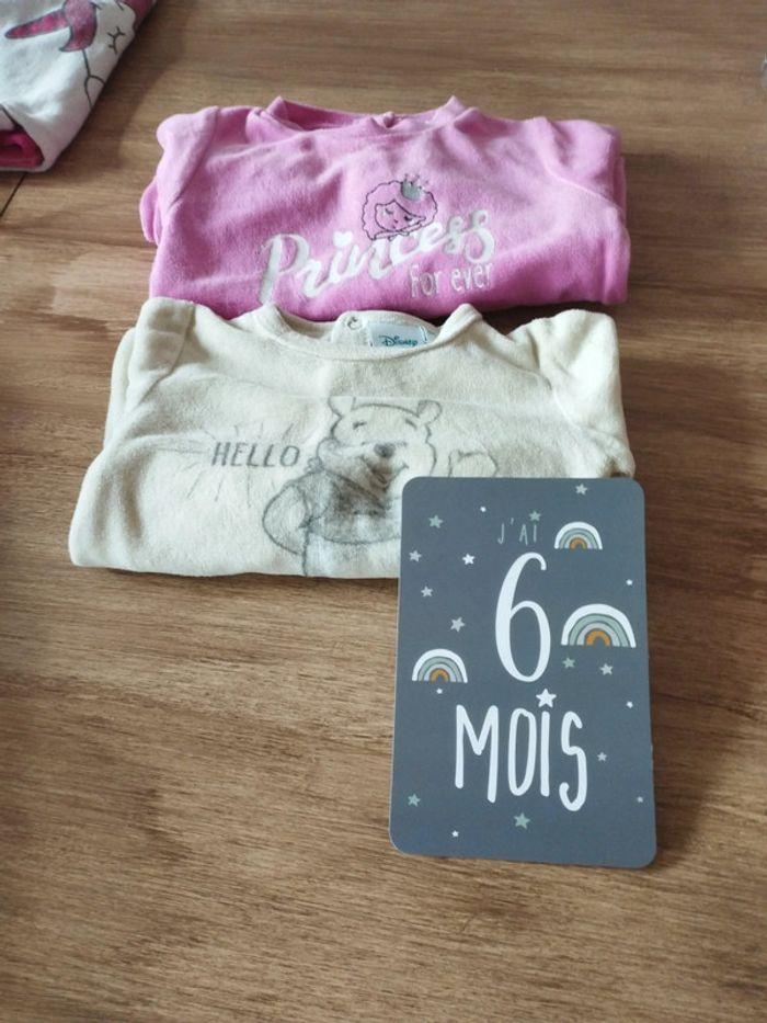 Pyjama velours 6 mois - photo numéro 1