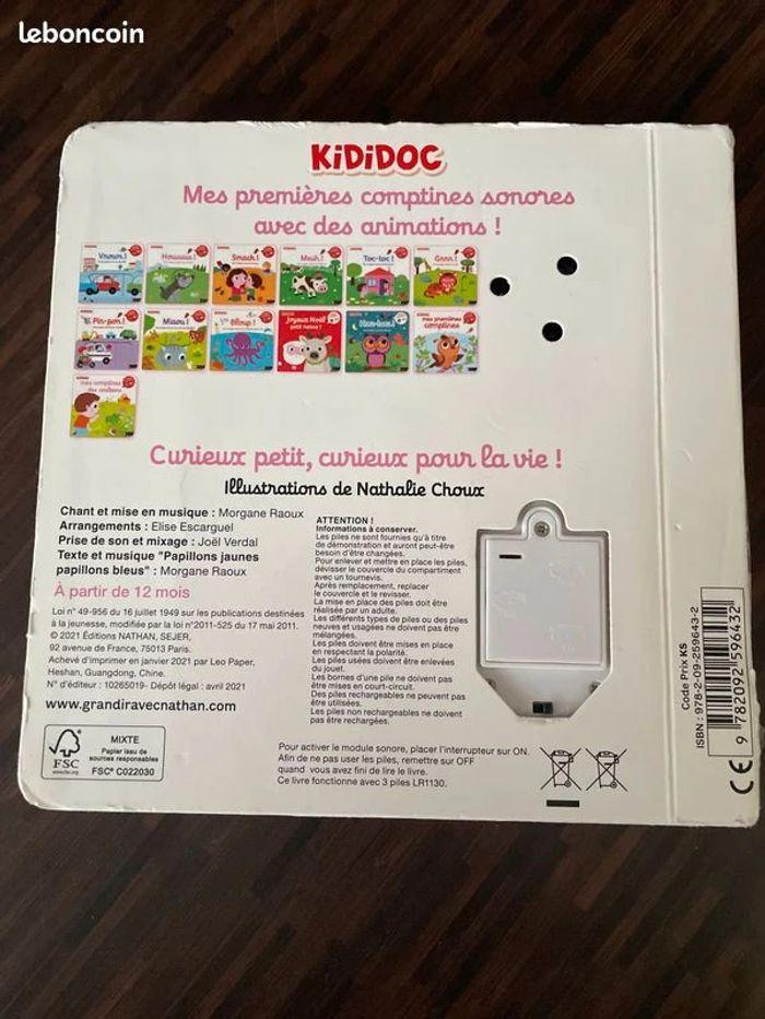 Livre Kididoc mes comptines des couleurs - photo numéro 2