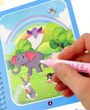 Livre De Coloriage Réutilisable Pour Enfants, Jouet De Dessin Et De Peinture, Jouet Éducatif Sensoriel Montessori