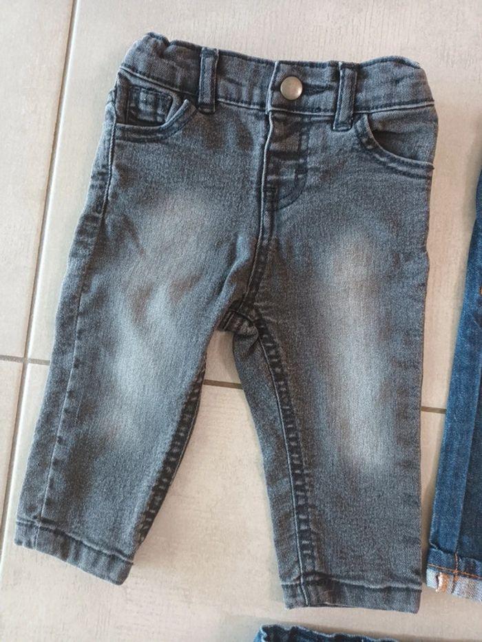 Lot de 3 jeans 6 mois - photo numéro 4