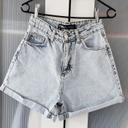 Short femme XS taille haute en jean