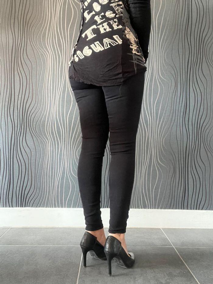 Jegging Bershka noir taille 34 - photo numéro 4