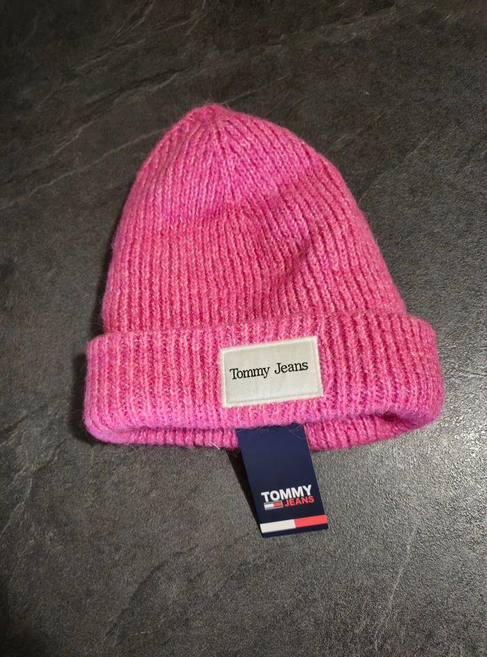 Bonnet Tommy hilfiger femme rose - photo numéro 2