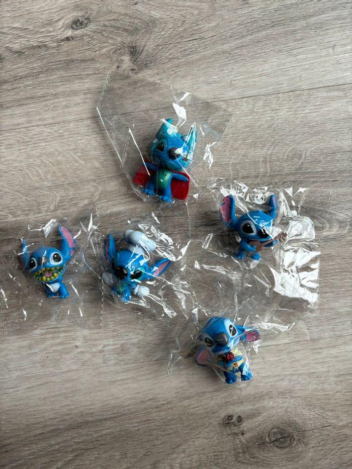 Lot figurine stitch 5 pcs/lot jouet enfant dessin animé Lilo - photo numéro 1