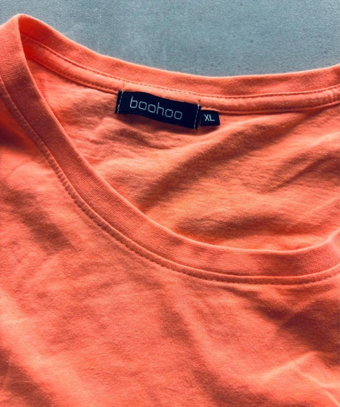 T-shirt Boohoo orange fluo neuf - photo numéro 2