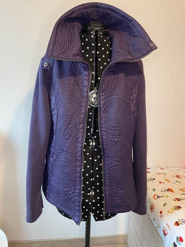 Veste matelassée violet M&S Mode taille L / 40 - photo numéro 4