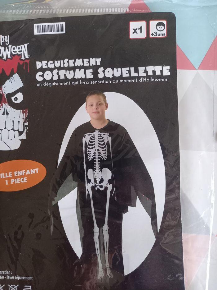 Déguisement  costume squelette halloween - photo numéro 3