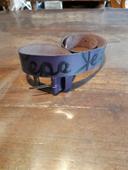 Ceinture pepe jeans violet cuir