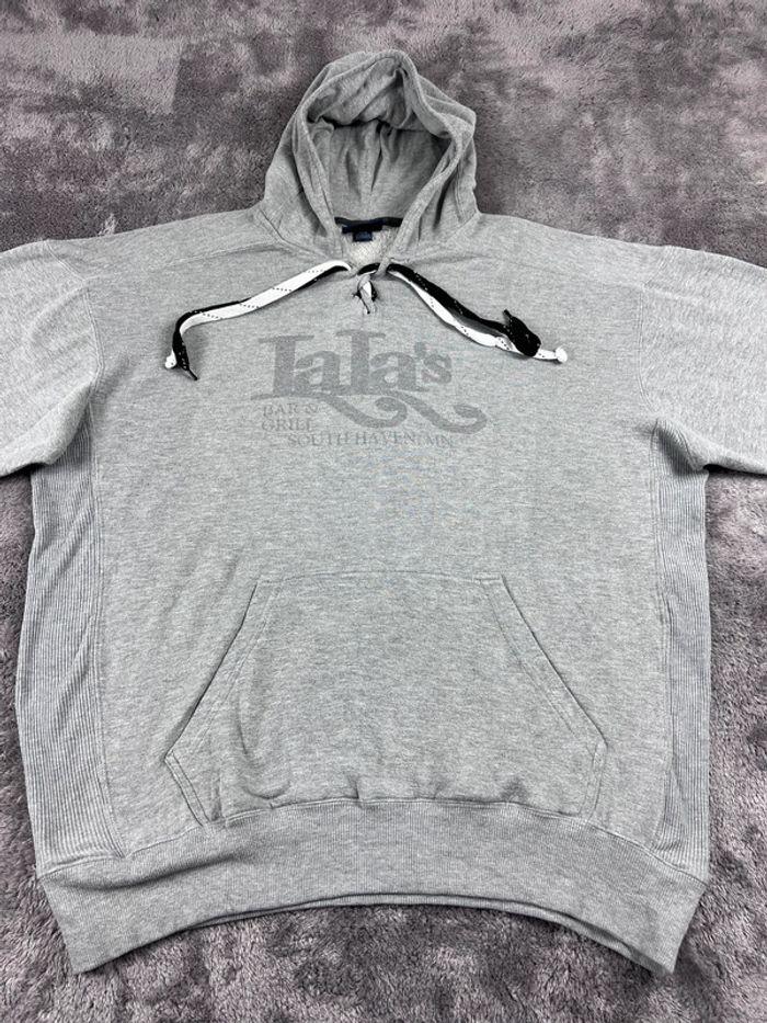 👕 Sweat à capuche Veste University Rare Vintage y2k 90s 2000s Lala’s Gris Taille XXL 👕 - photo numéro 6