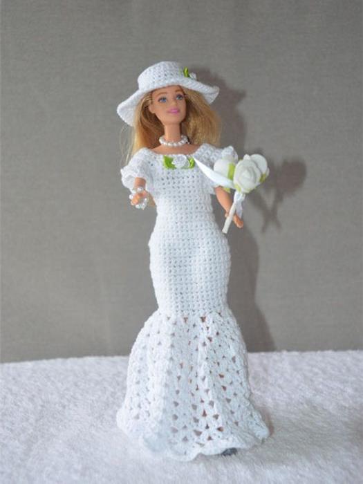 Barbie Mariée avec sa jolie robe sirène - photo numéro 1