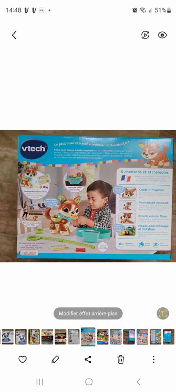 Vtech, Titou mon toutou balade magique neuf - photo numéro 3