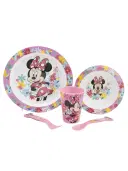 Set de vaisselle 5 pièces Minnie Mouse Disney pour enfant - Produit Neuf