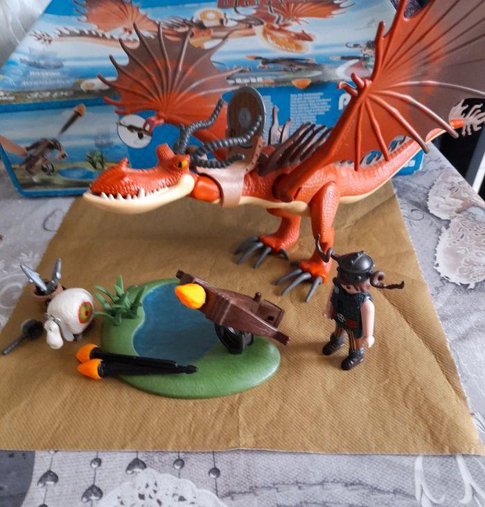 Rare Playmobil Collection Dragon par delà les rives 9459 - photo numéro 3