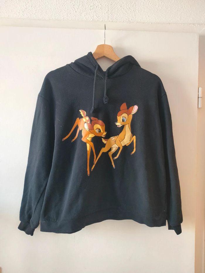 Sweatshirt noir Bambi - Disney (taille M) - photo numéro 1