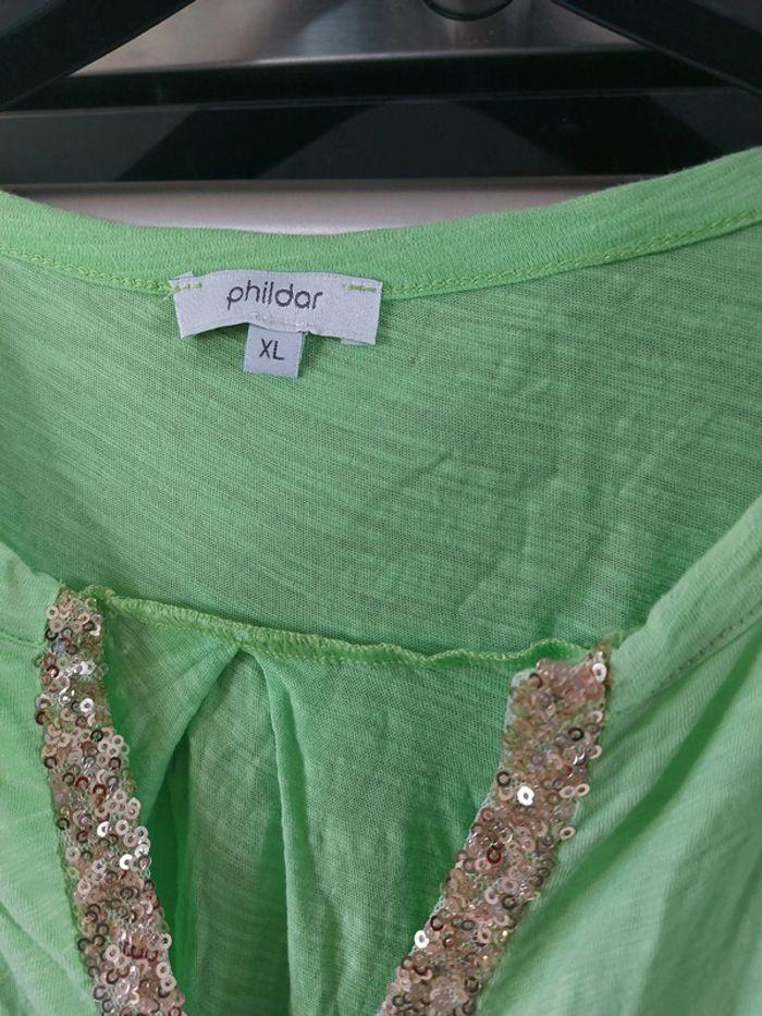 Robe d été phildar verte - photo numéro 3