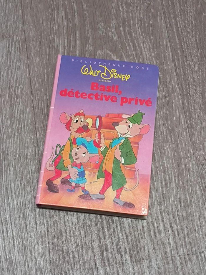 Bibliothèque rose Walt Disney basil détective privé - photo numéro 1