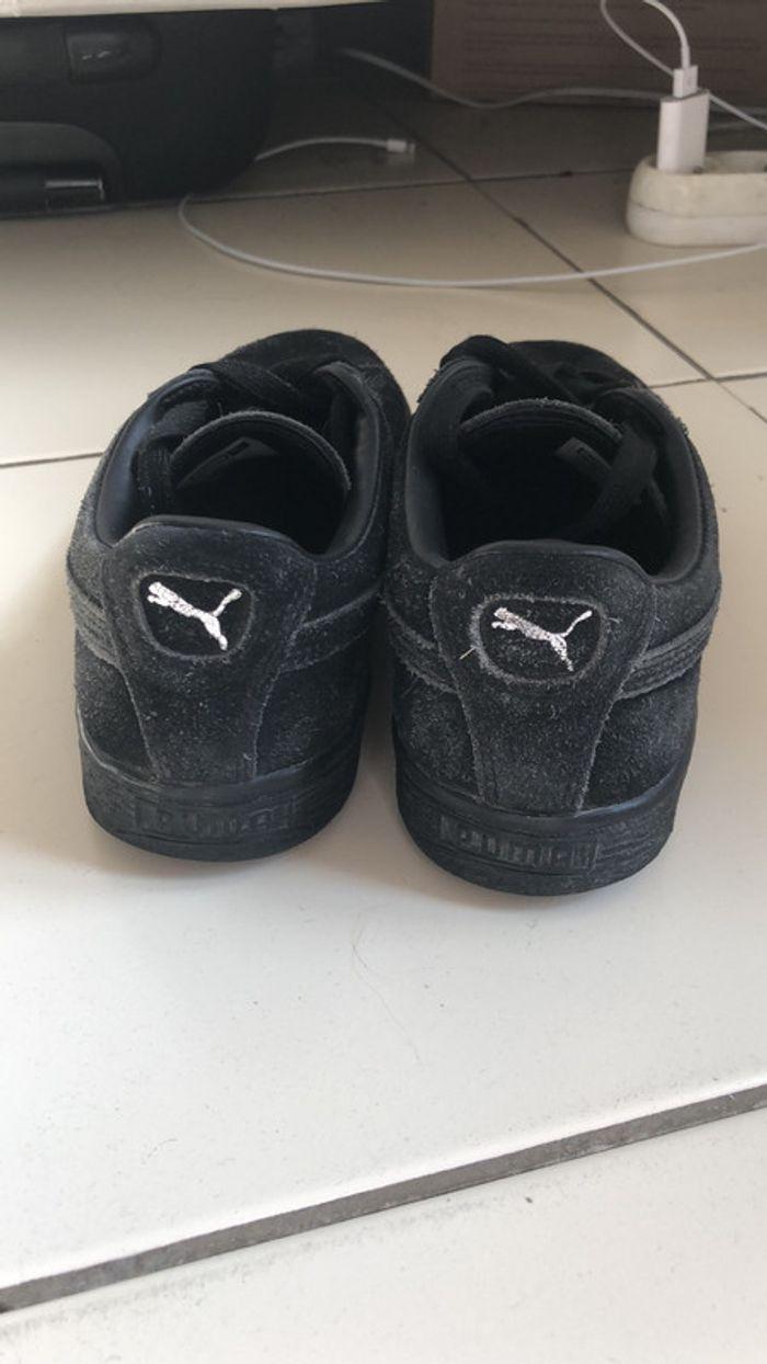 Puma suede noires t.38 - photo numéro 3