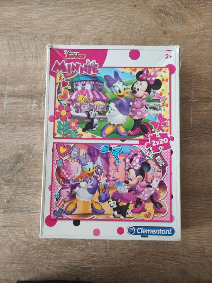 Puzzles Minnie 2x20 pièces - photo numéro 1