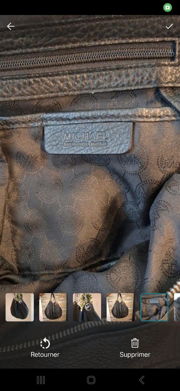 Sac Michael Kors noir cuir - photo numéro 5